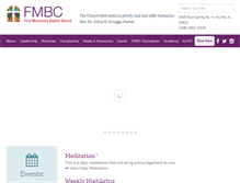 Tablet Screenshot of fmbc.org